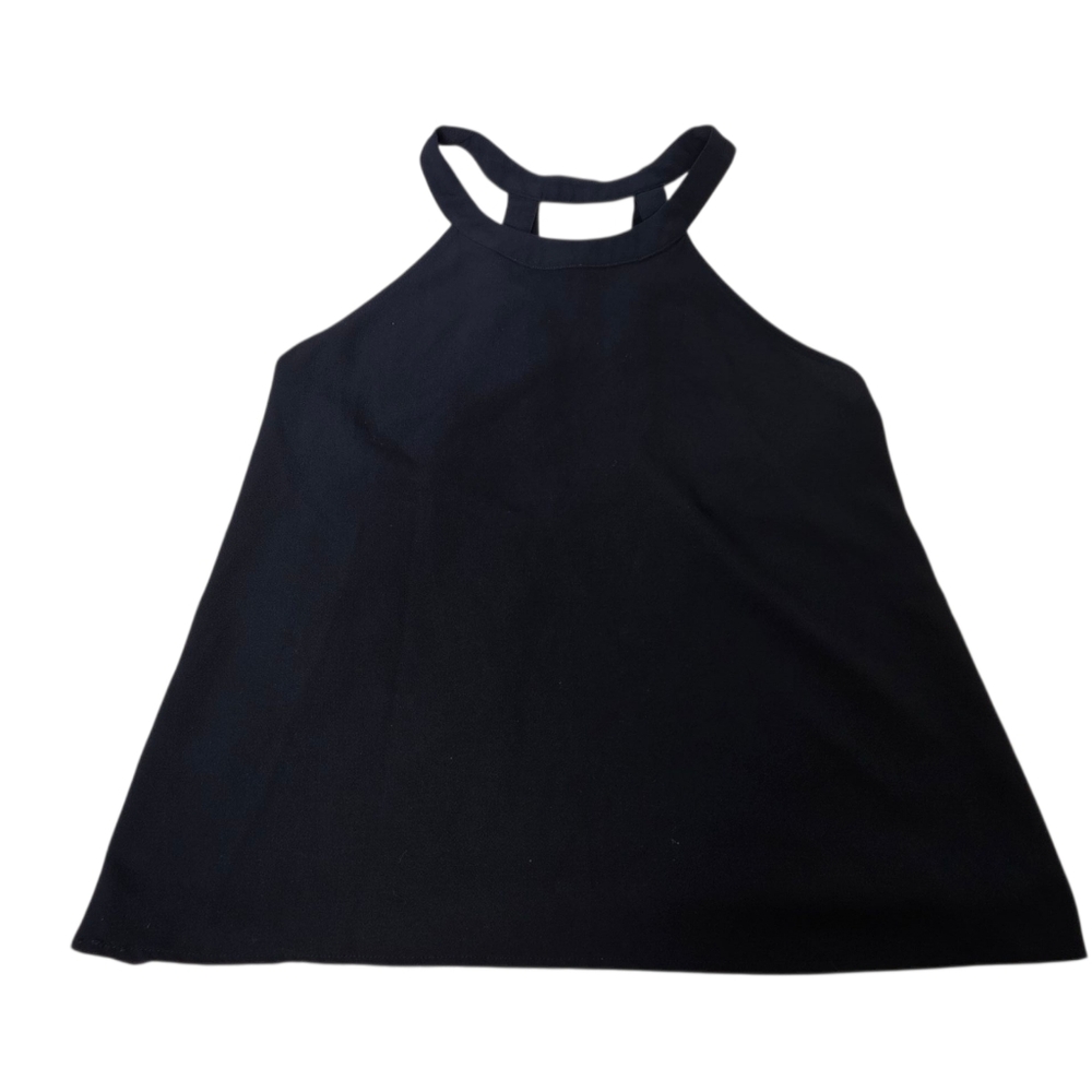 ♥️Forever 21 Strappy Back Black Flowy Tank Top Size S